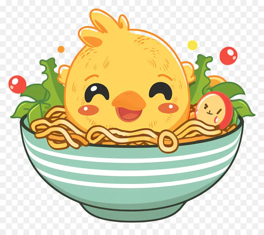 Fideos，Dibujos Animados De Pollo PNG