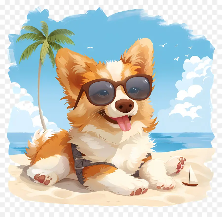 Playa，Perro PNG