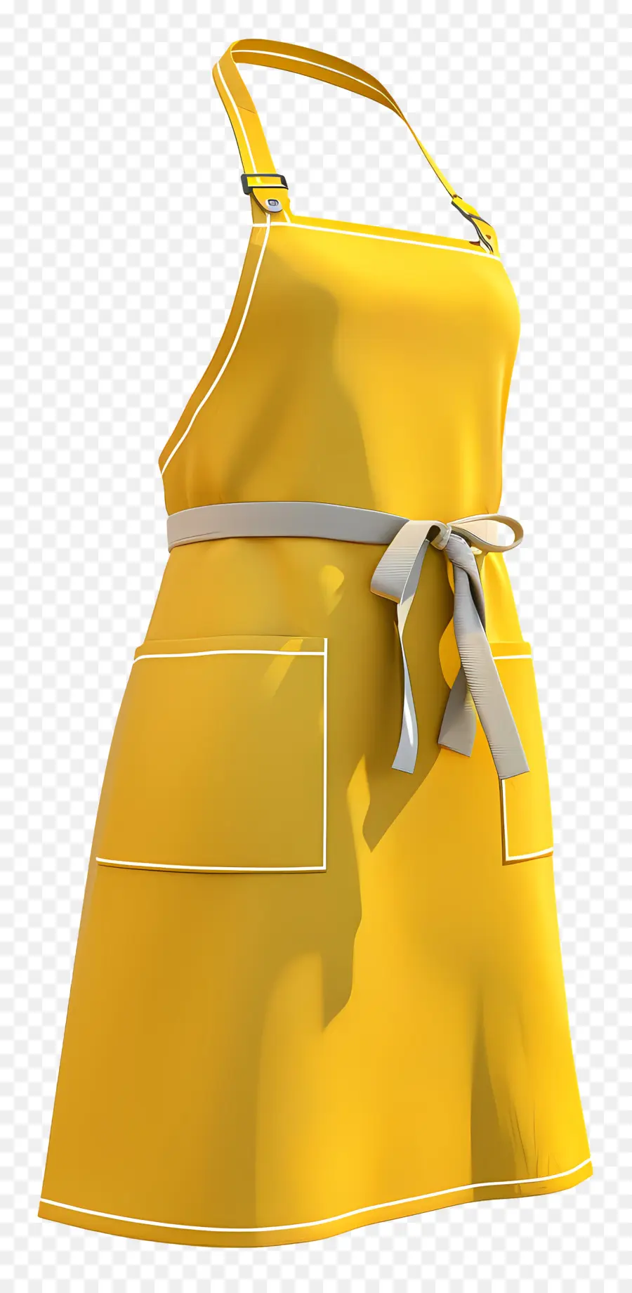 Delantal，Delantal Amarillo PNG