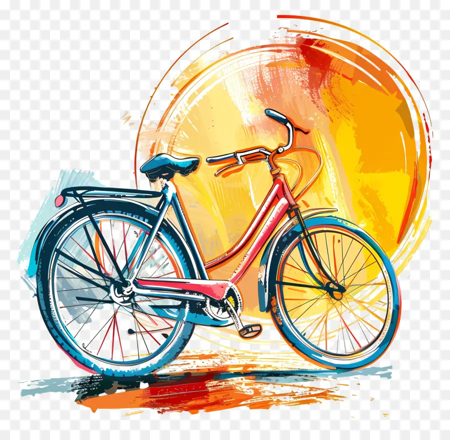 Día Mundial De La Bicicleta，Red De Bicicletas PNG