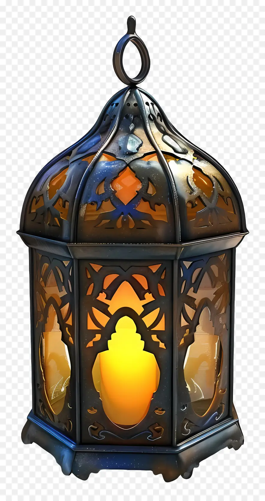 Ramadán Linterna，Candelador De Vidrio PNG