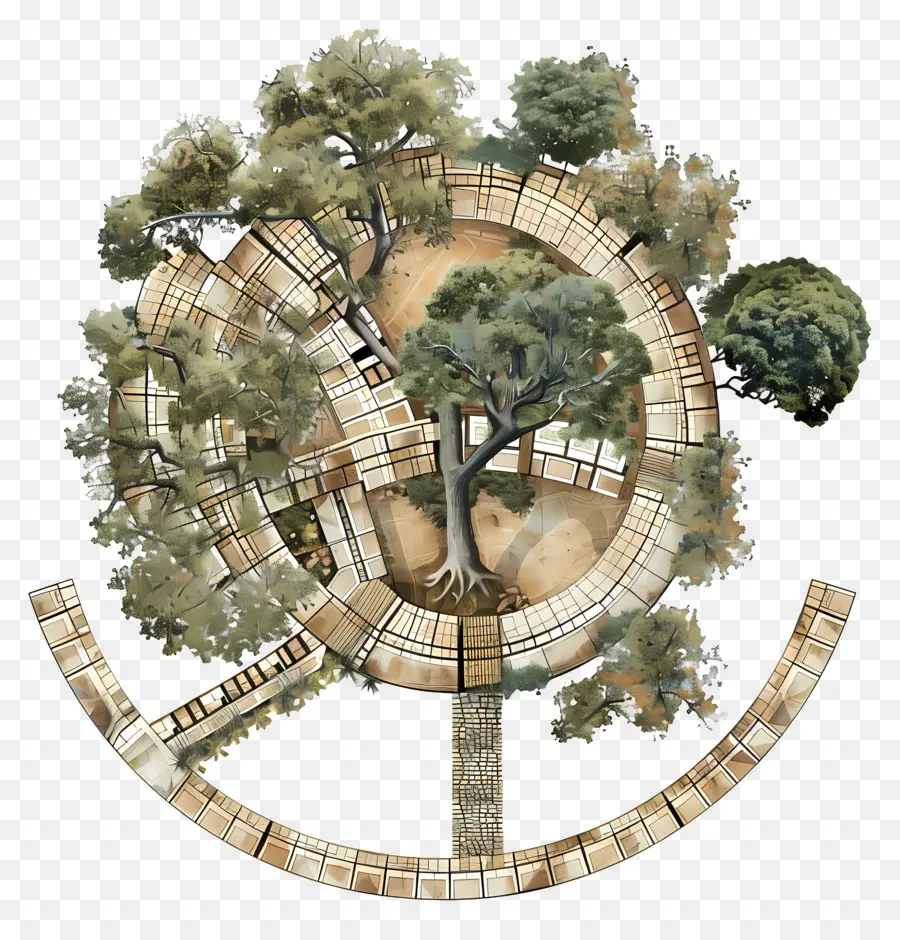 Plan De Arquitectura，Parque Circular PNG