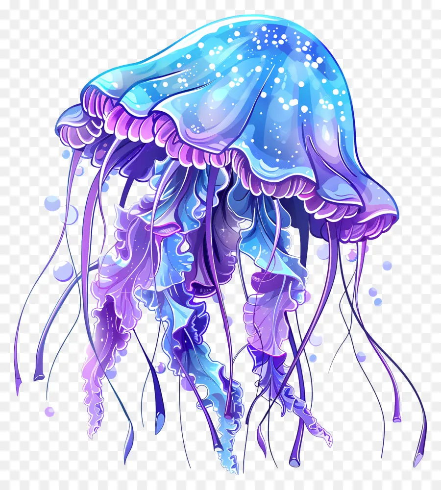 Las Medusas，Azul Medusas PNG