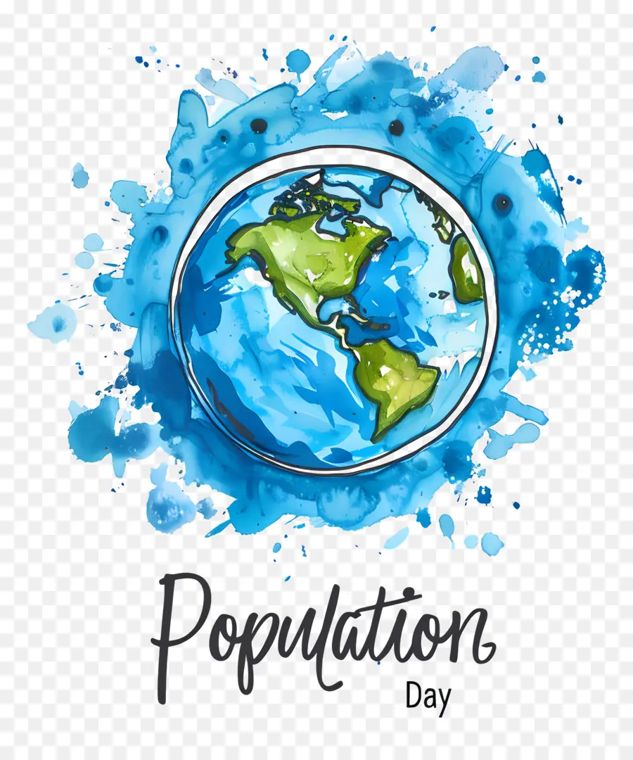 Día Mundial De La Población，El Día De La Población PNG