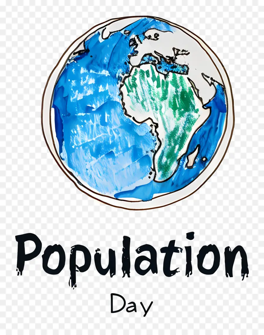 Día Mundial De La Población，Mapa Del Mundo PNG