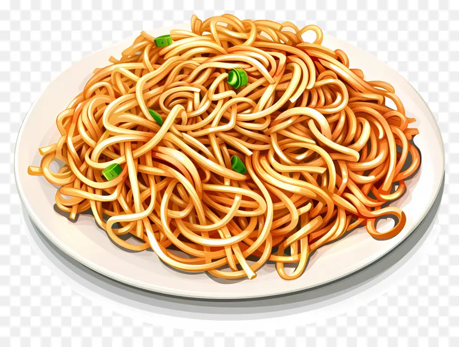 Los Fideos Fritos，Espaguetis PNG