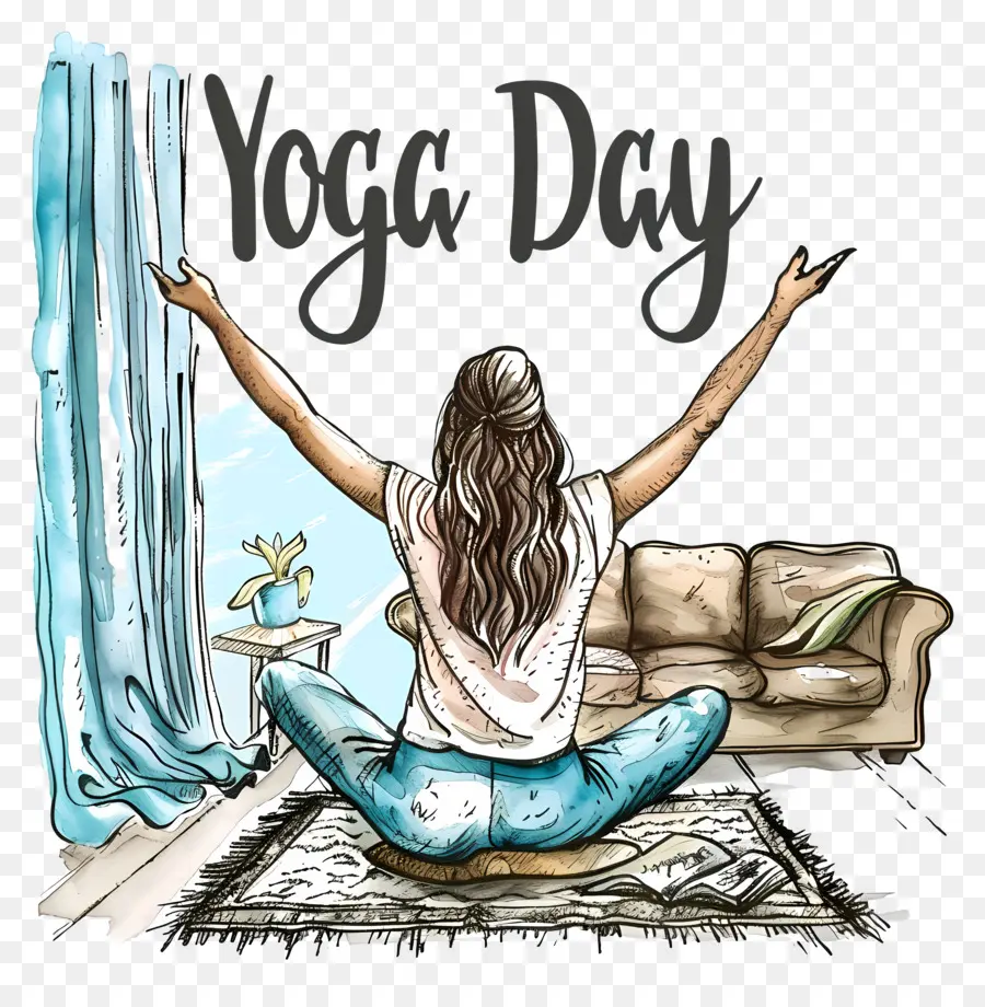 Día Internacional Del Yoga，Día De Yoga PNG