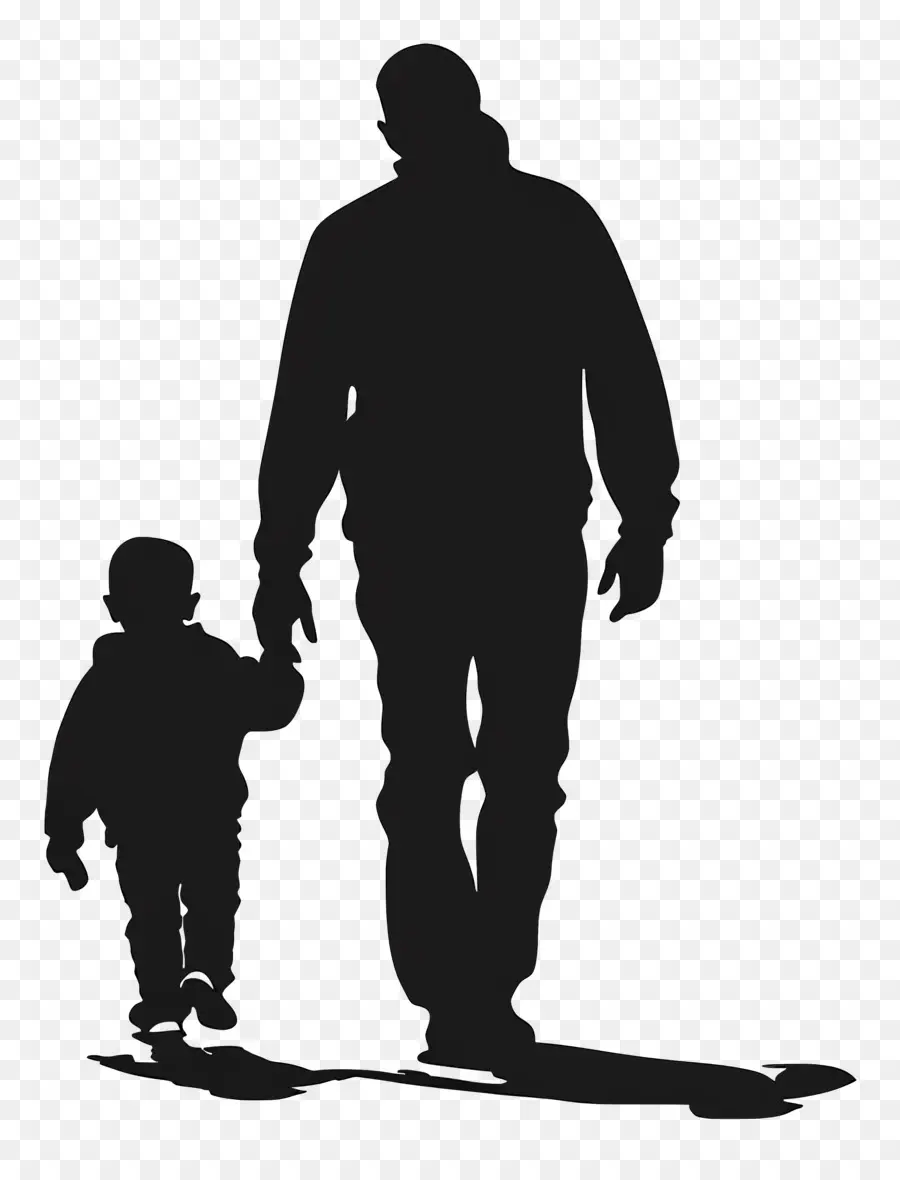 Padre E Hijo Silueta，Padre PNG