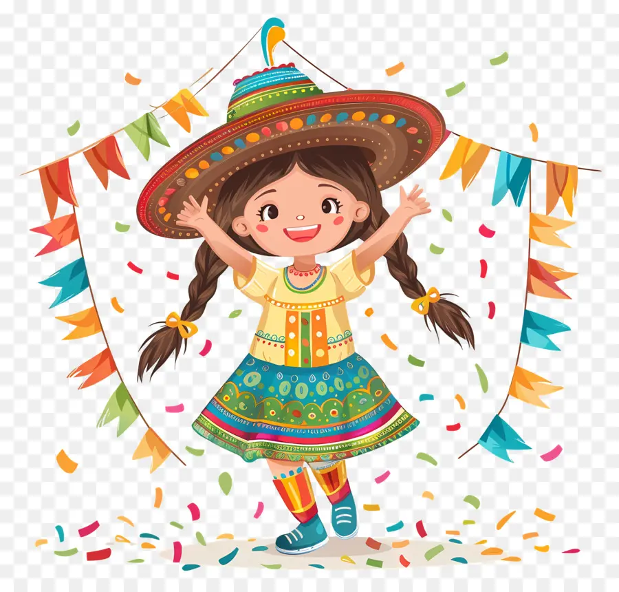 Festa Junina，Atuendo Tradicional Mexicano PNG