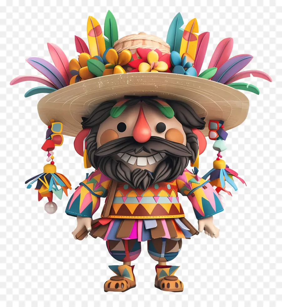 Festa Junina，Disfraz Vibrante PNG