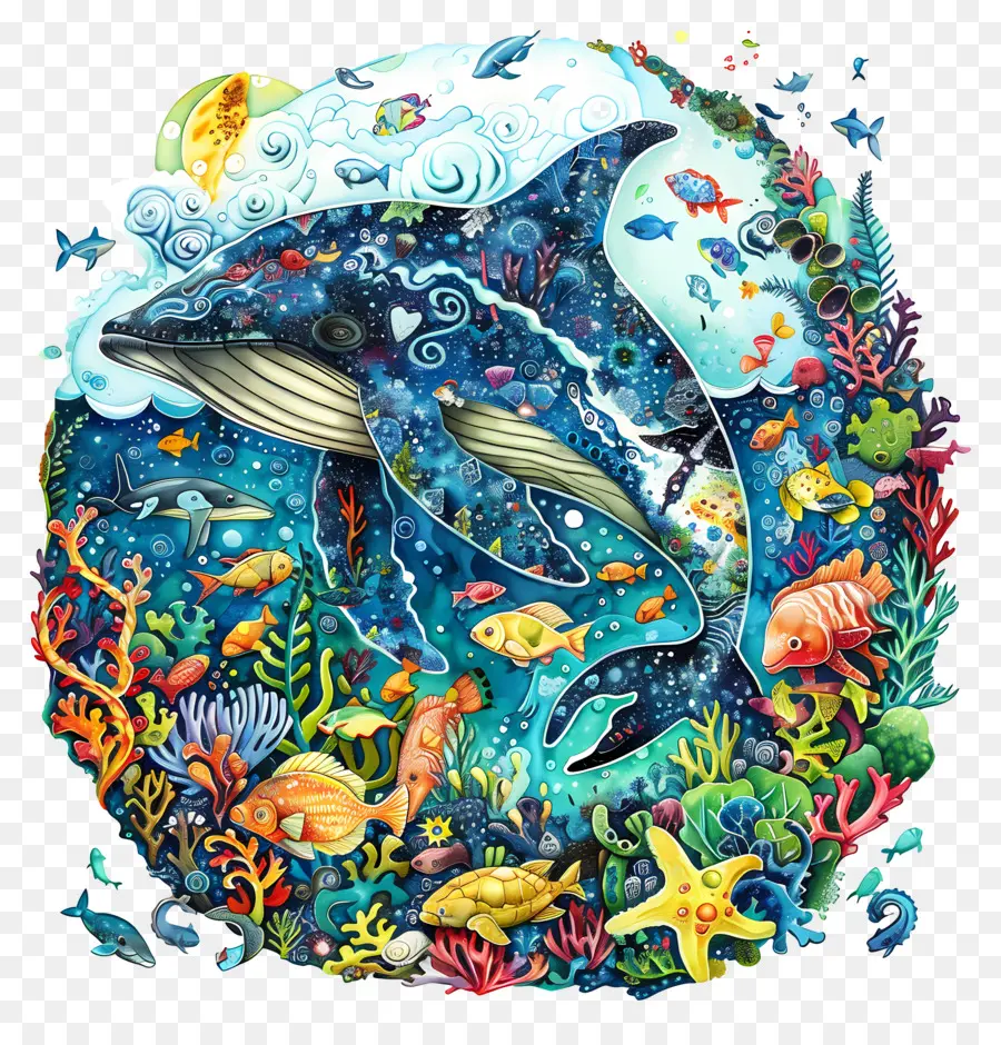 Día Mundial De Los Océanos，Ballena PNG