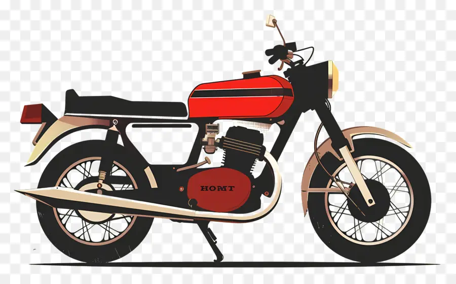 Motocicleta，Rojo PNG