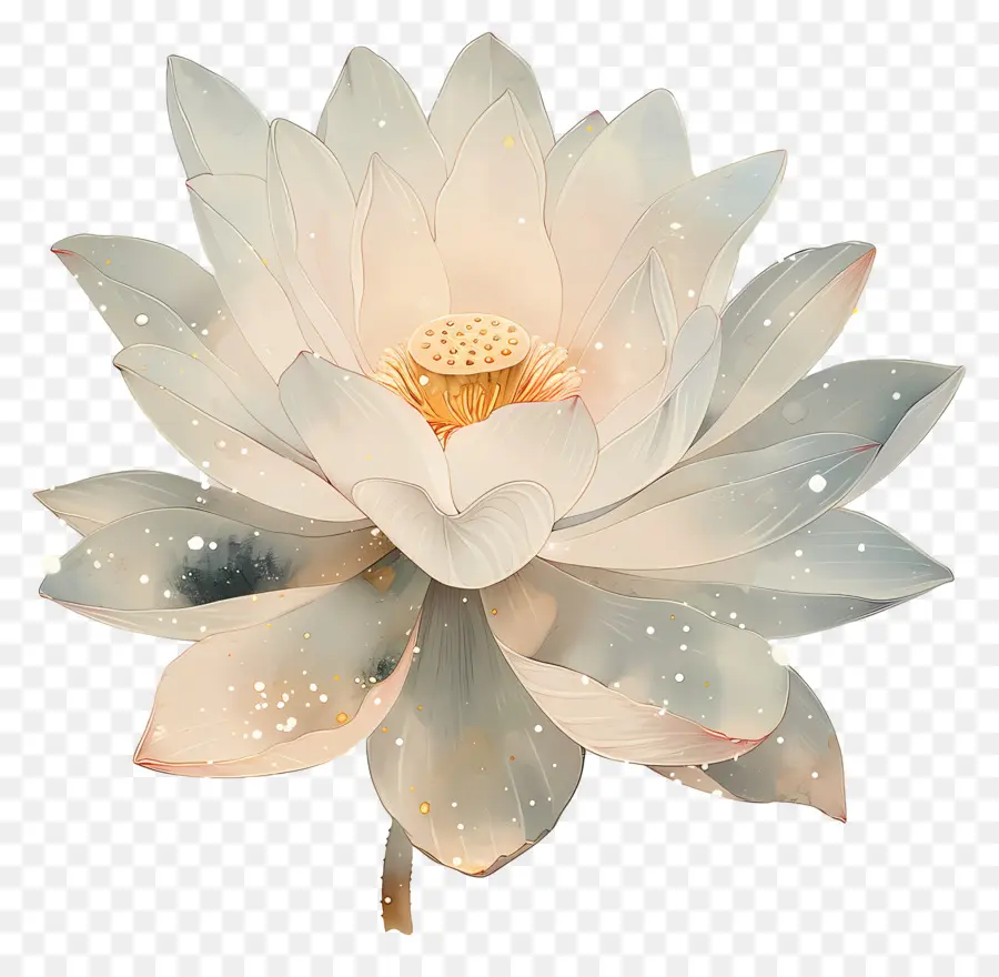 Flor De Loto，Blanca Flor De Loto PNG