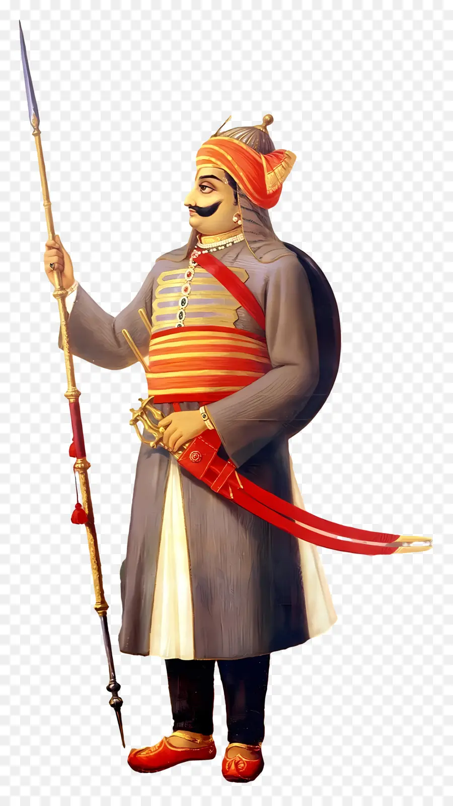 Maharana Pratap，Caballero PNG