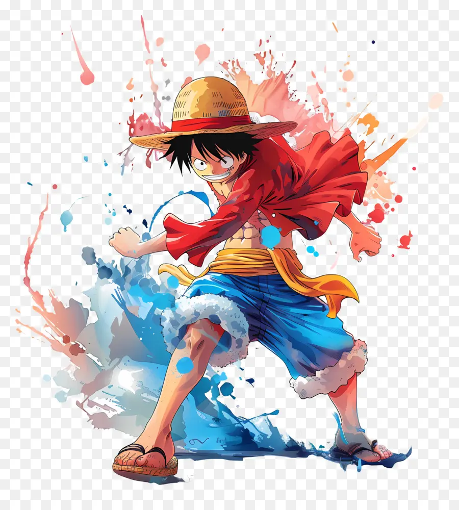 Anime Luffy，Hombre PNG