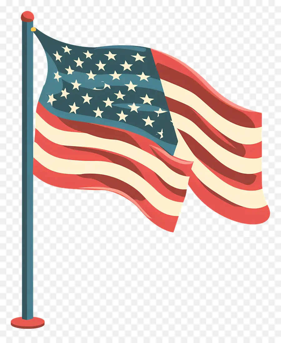 Día De Los Caídos，Bandera Americana PNG