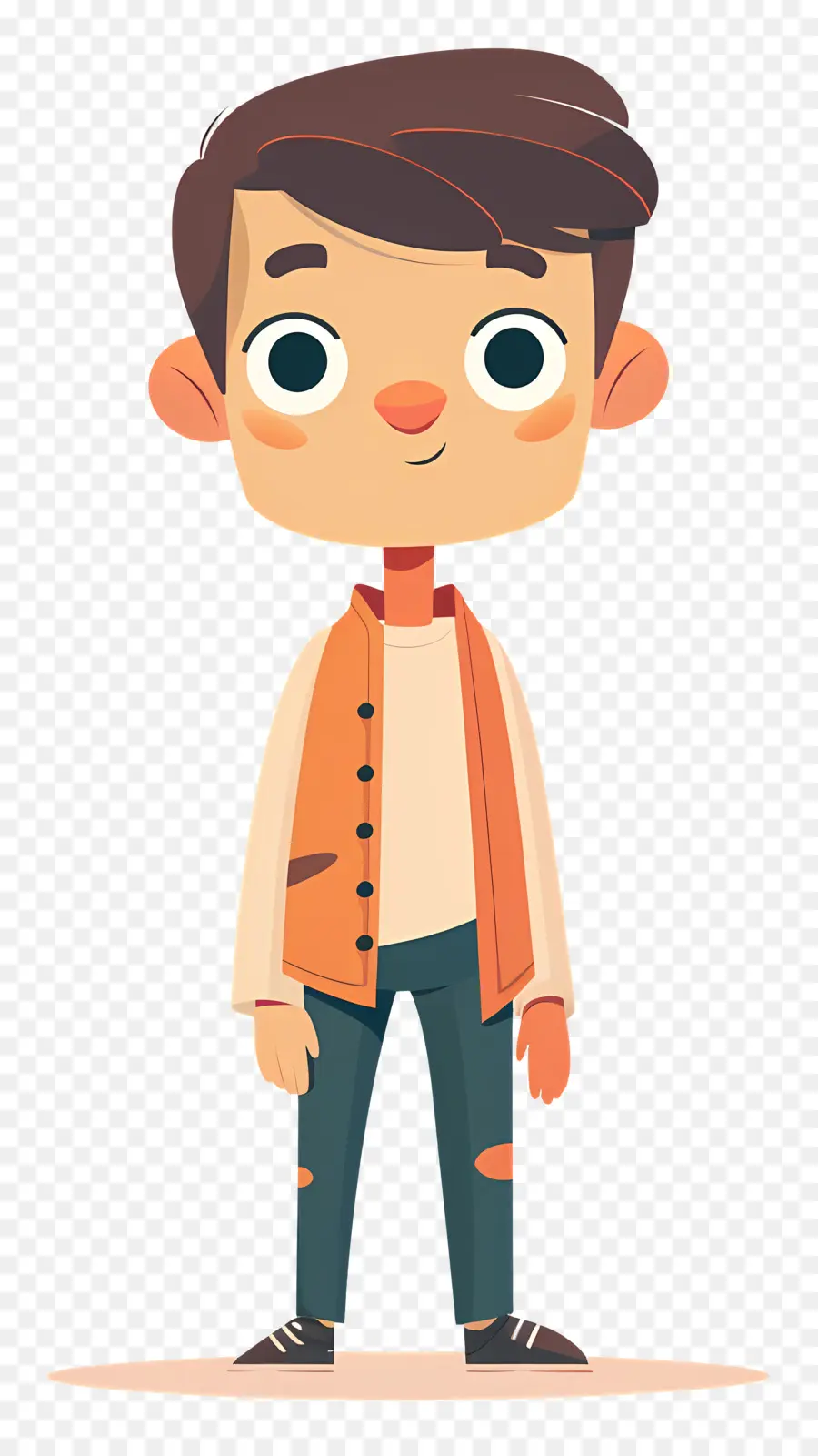 Cartoon Boy，La Moda PNG