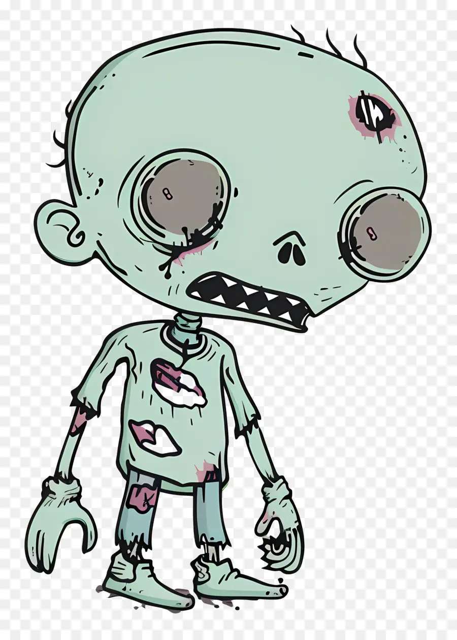 Zombie，Personaje De Dibujos Animados PNG