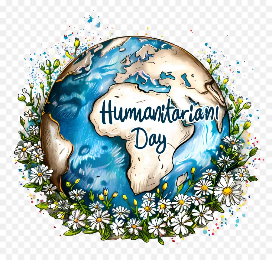 Día Mundial Humanitario，Tierra PNG