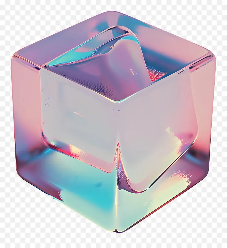 Cubo De Hielo，Objeto Transparente PNG