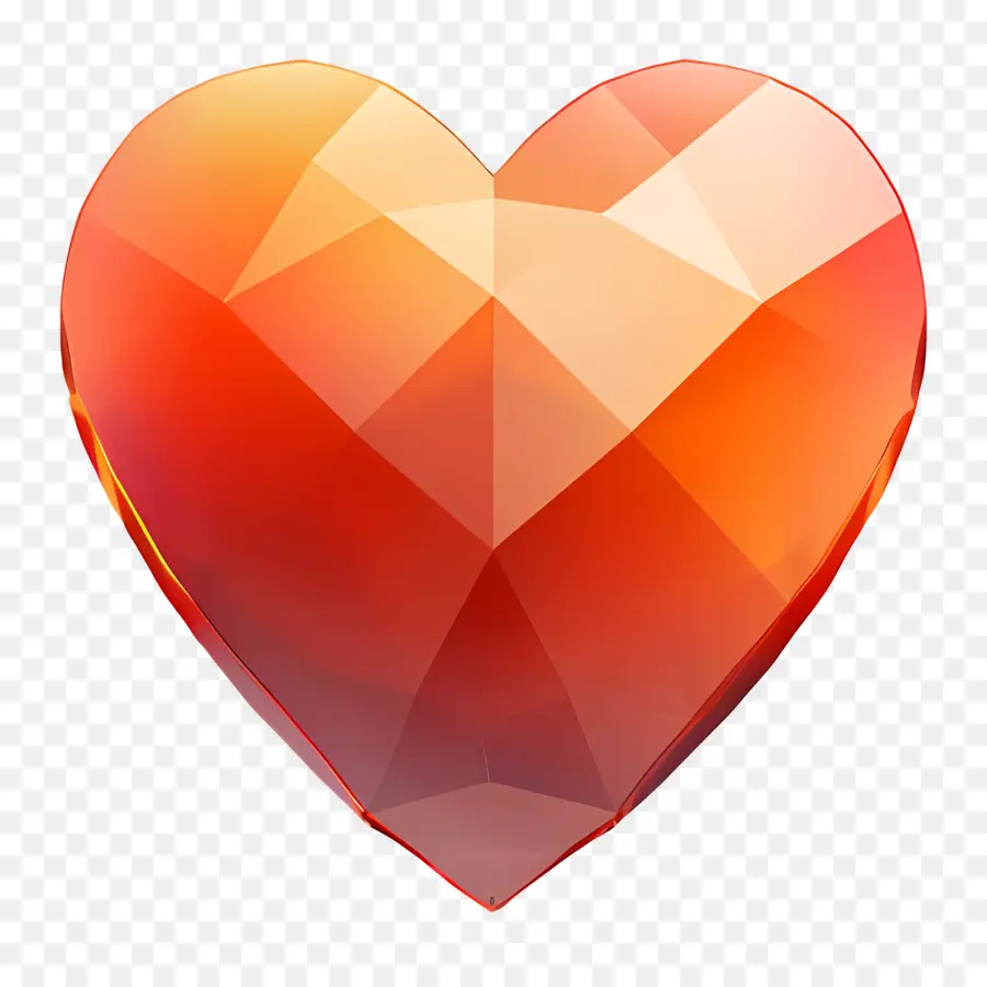 Corazón Emoji，Corazón De Cristal Rojo PNG
