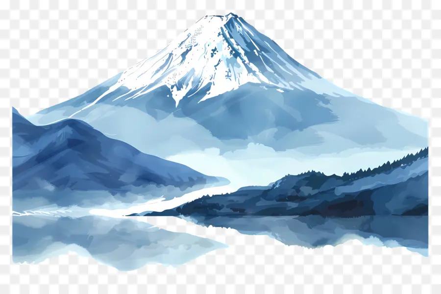 Monte Fuji，La Montaña PNG