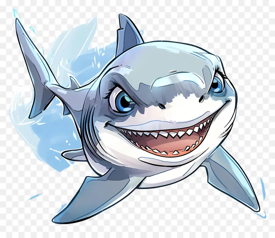 Bebé De Tiburón，Dibujos Animados De Tiburón PNG