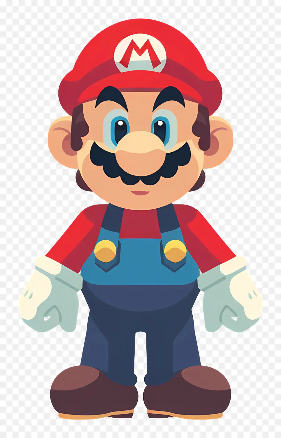 Mario，Atuendo Rojo Y Azul PNG