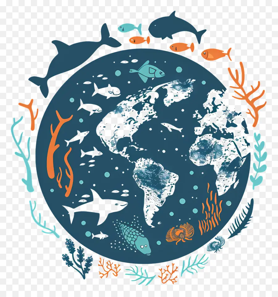 Día Mundial De Los Océanos，Submarina PNG