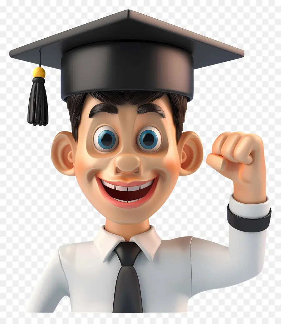 Graduación，Personaje De Dibujos Animados PNG