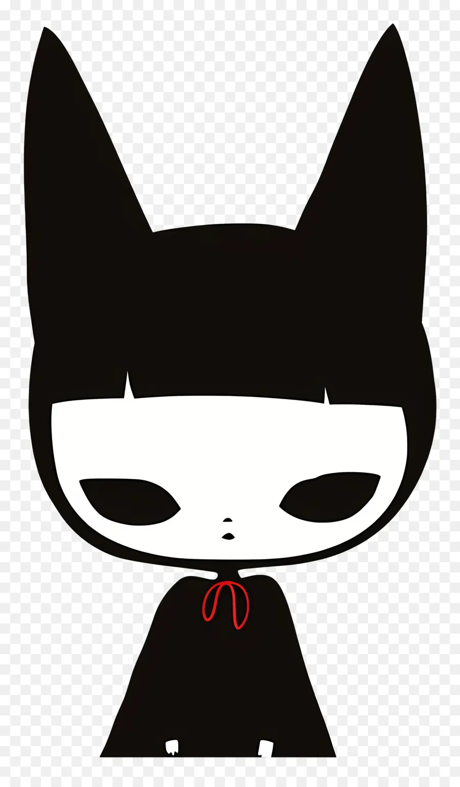 Kuromi，Gato Negro PNG