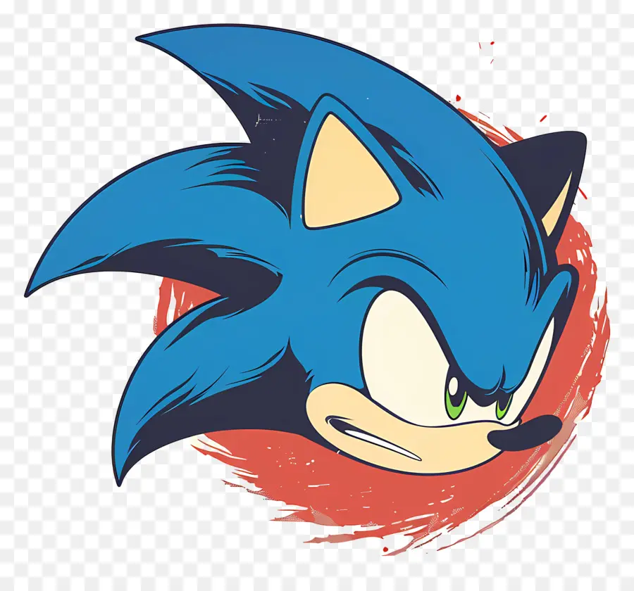 Sonic，Personaje Enojado PNG