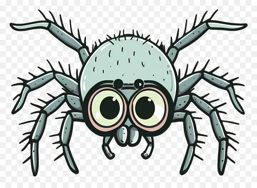 Araña，Con Los Ojos Cerrados PNG