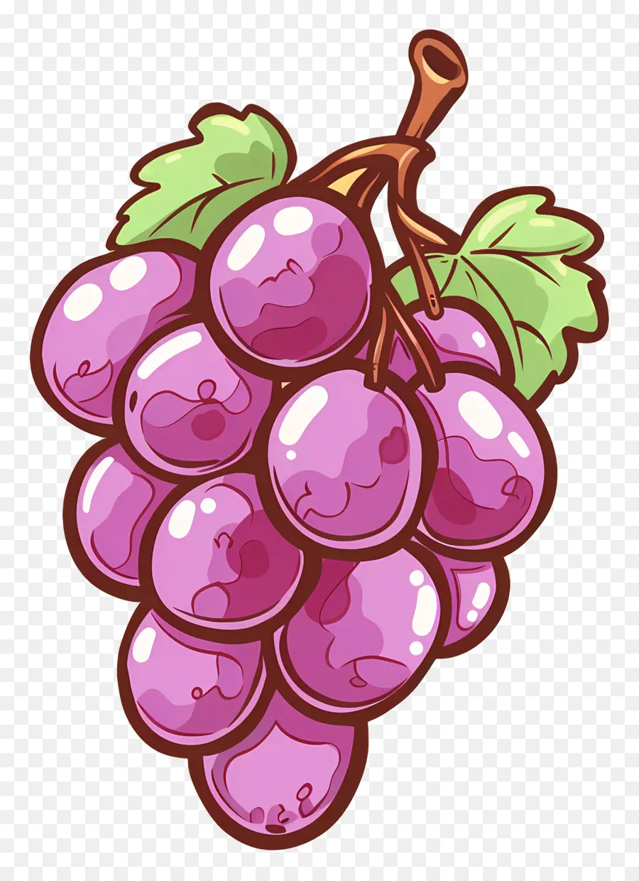 Las Uvas Rojas，Uvas Moradas PNG