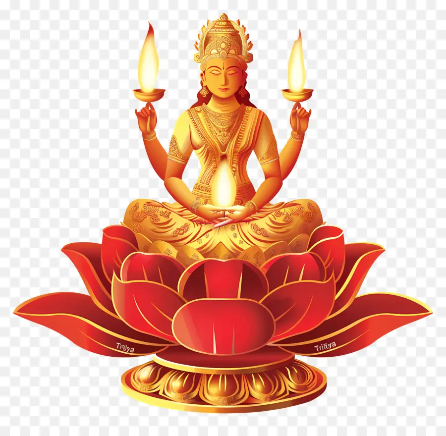 Akshaya Tritiya，Estatua Dorada PNG