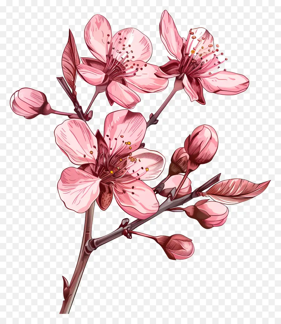 Sakura Flores，árbol De Cerezo PNG