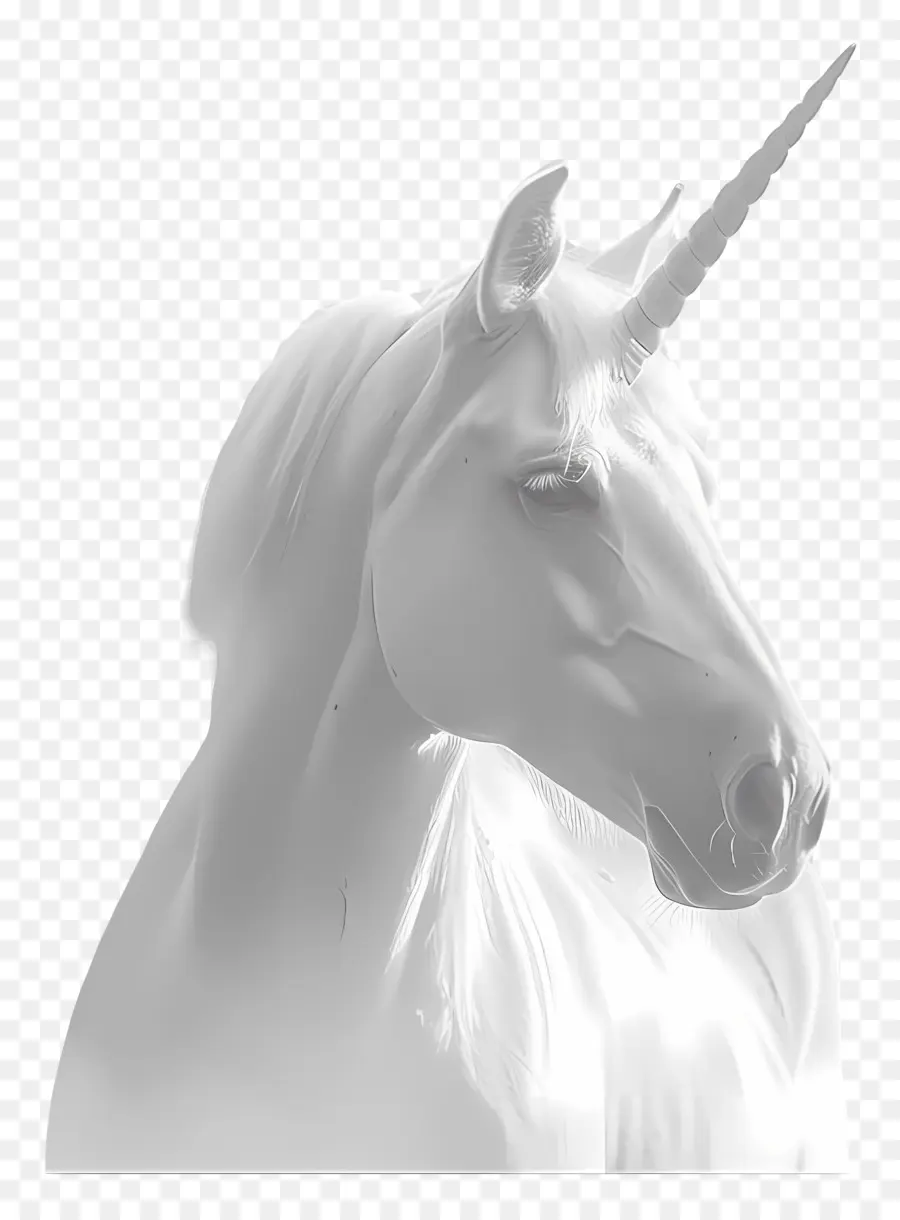 Unicornio，Unicornio Blanco PNG