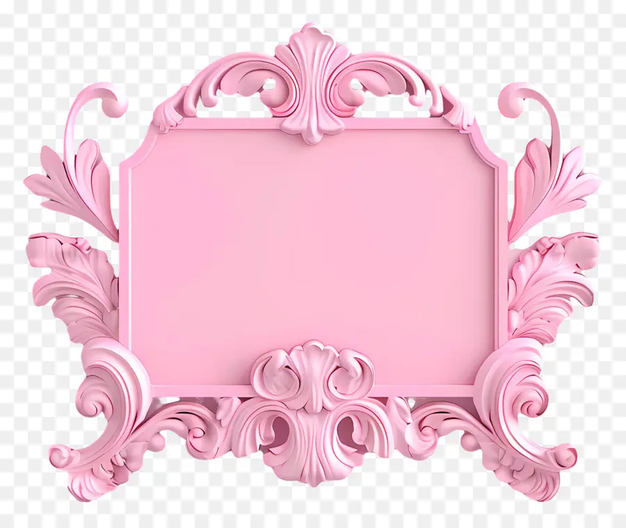 Cuadro De Texto，Marco De Color Rosa PNG