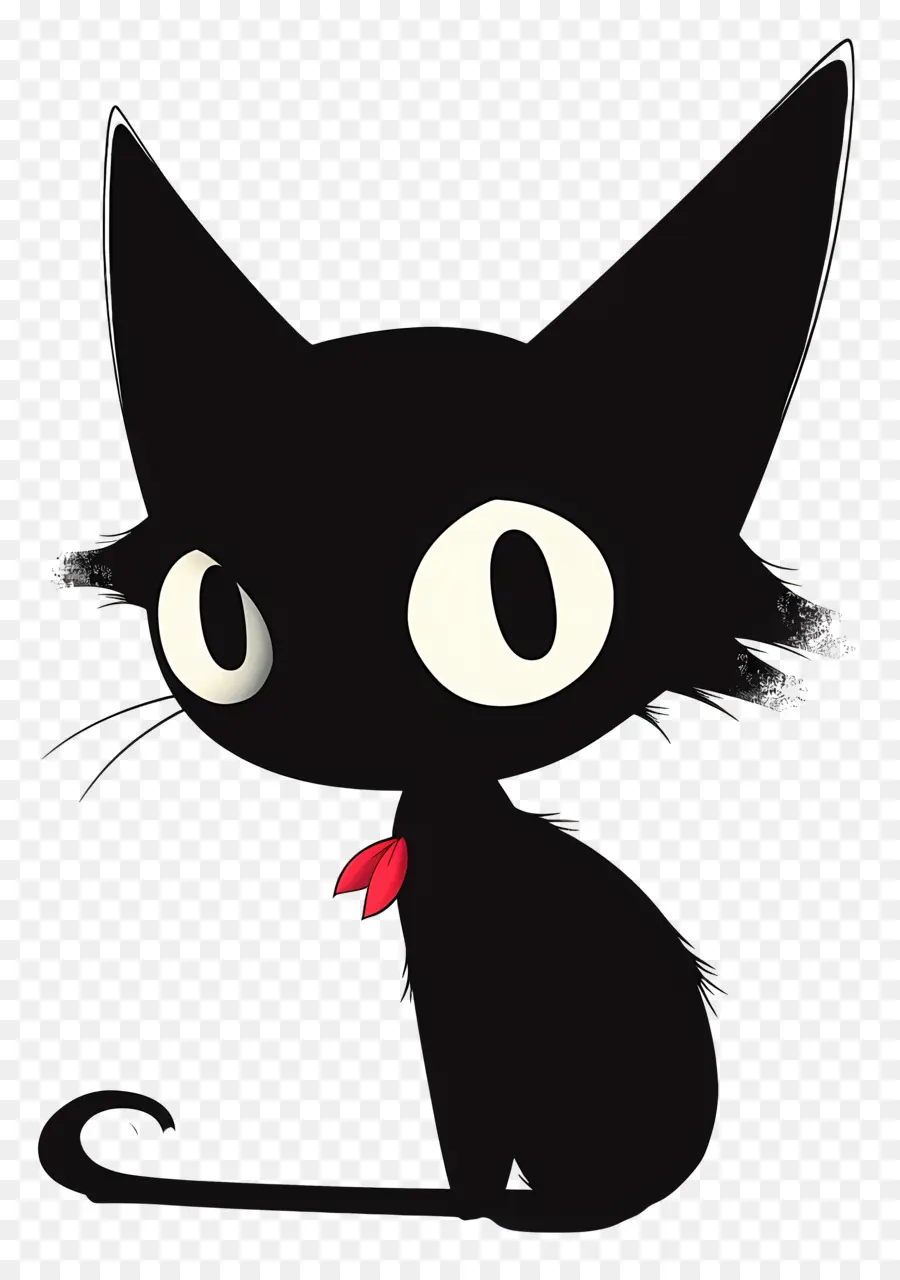 Kuromi，Gato Negro PNG