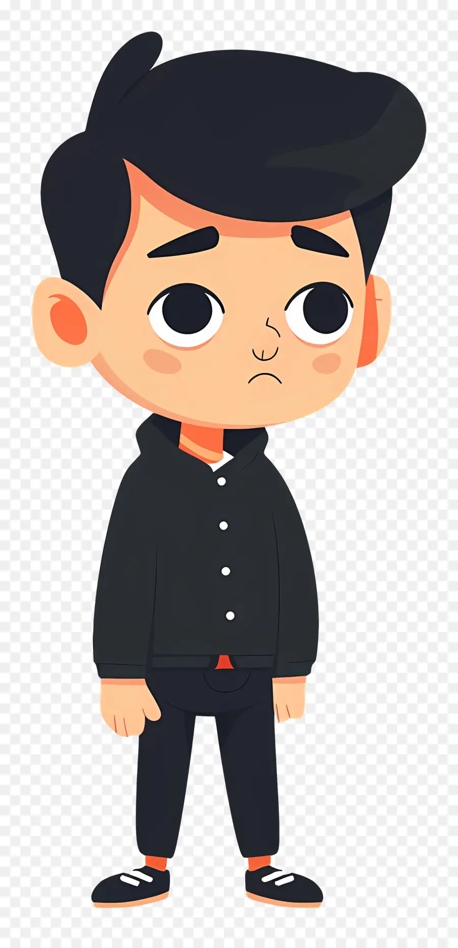 Cartoon Boy，Triste Hombre PNG