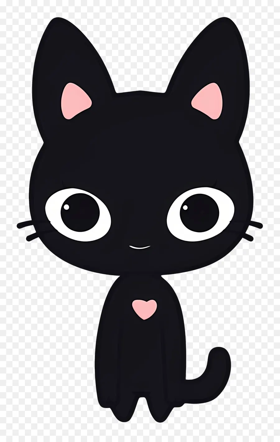 Kuromi，Gato Negro PNG