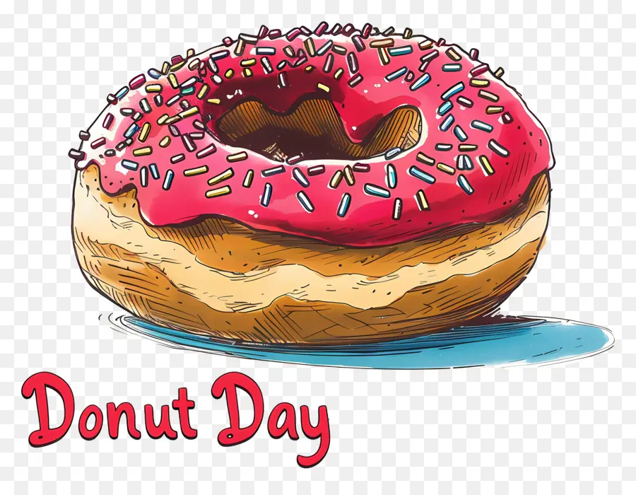 Día Nacional De Donas，Donut PNG