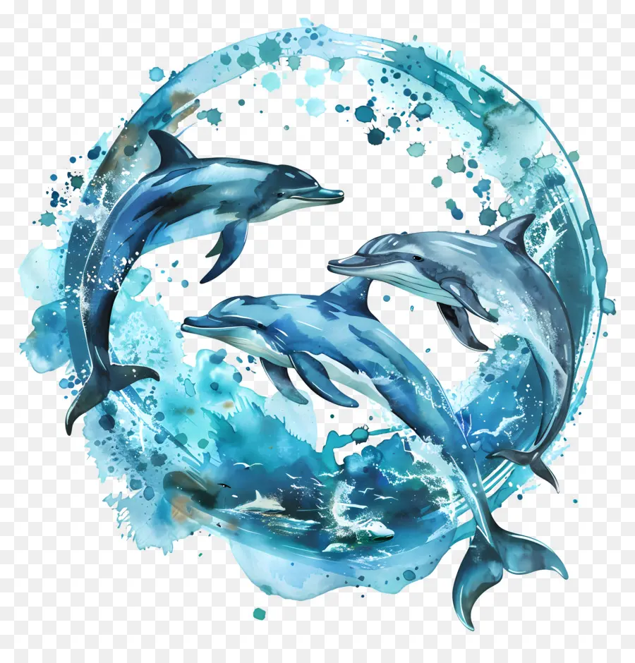 Día Mundial De Los Océanos，Dolphins PNG
