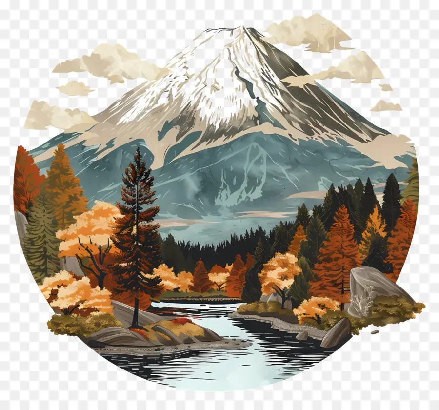 Monte Fuji，Bosque PNG