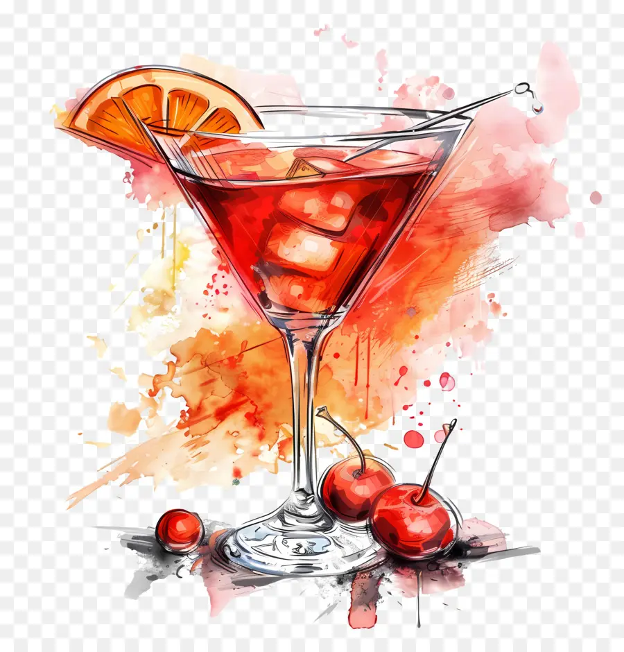 Rojo De Cóctel，Martini PNG