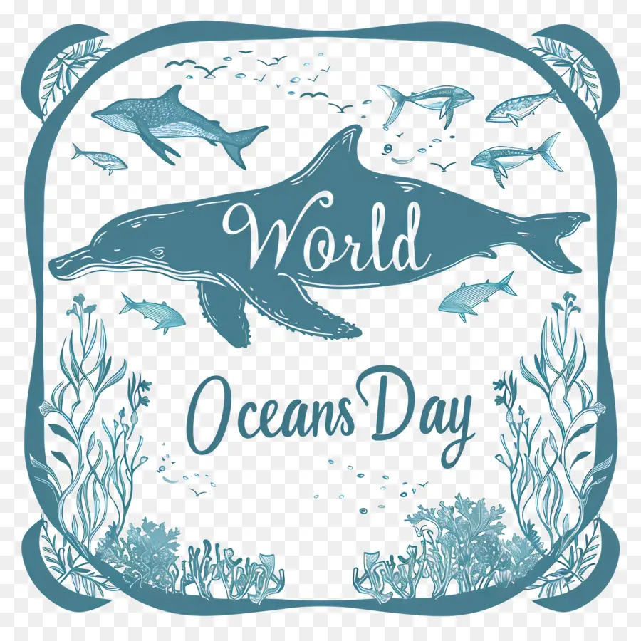 Día Mundial De Los Océanos，Ballena PNG