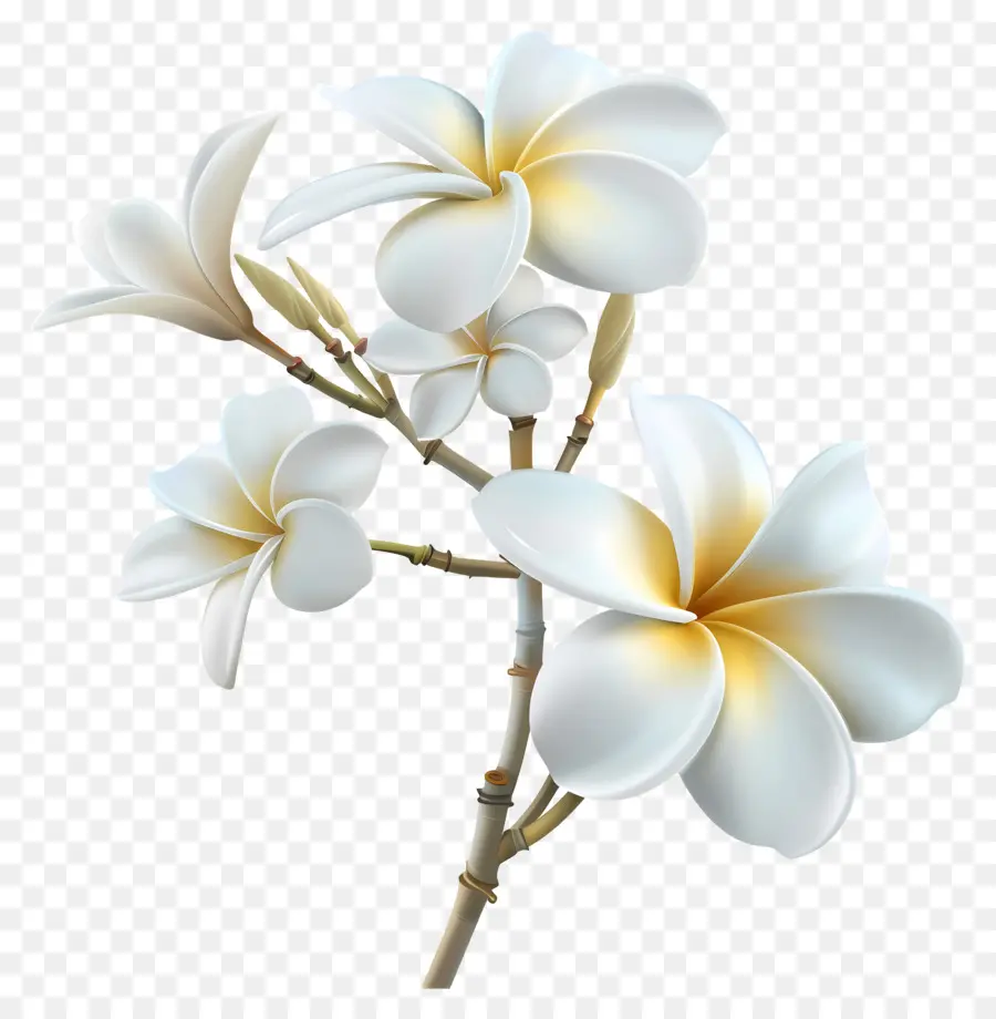 Plumeria Blanca，Flores De Plumeria PNG