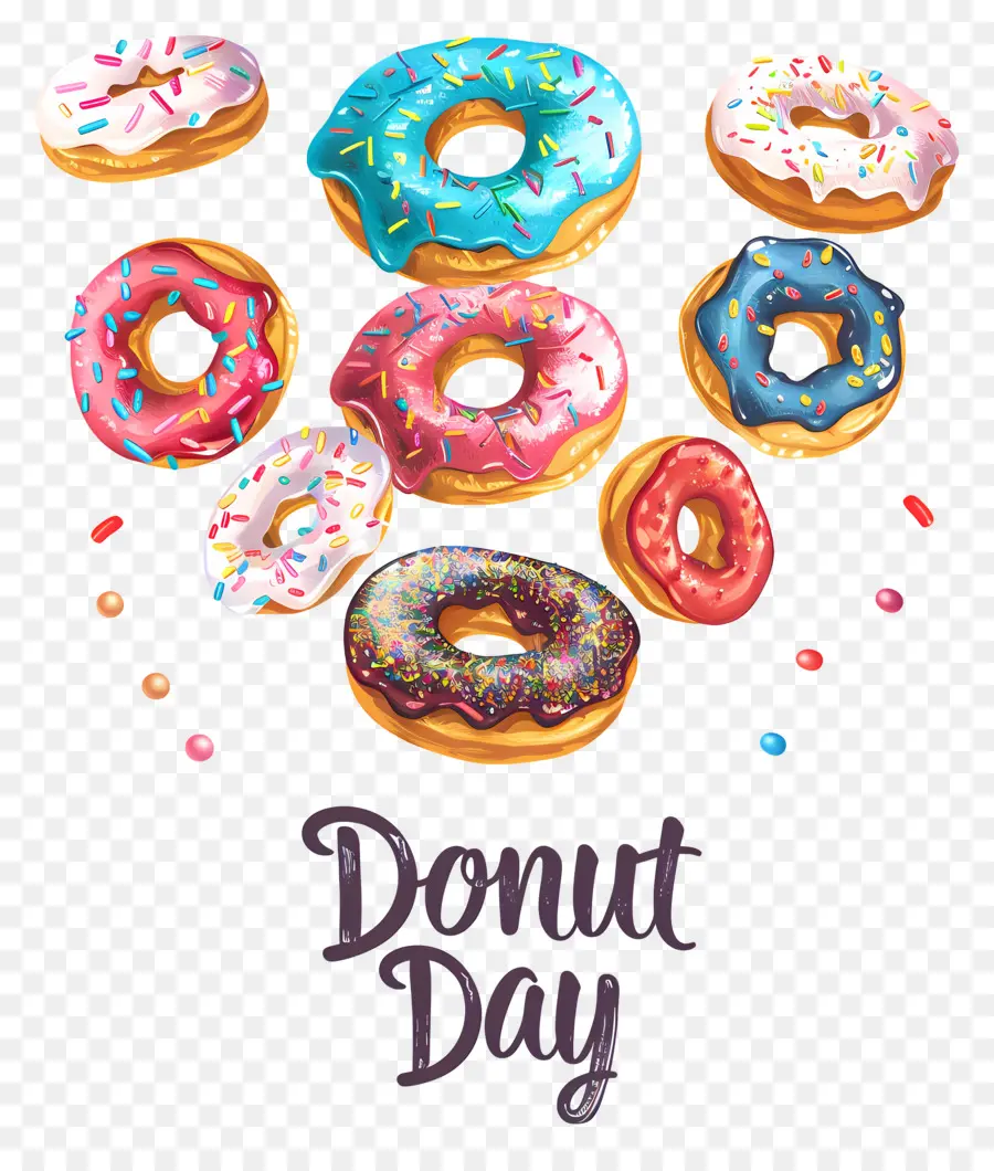 Día Nacional De Donas，Donut PNG