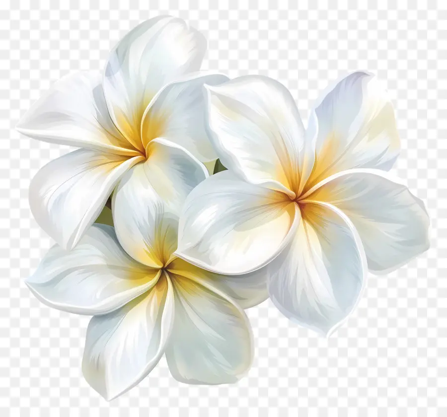 Plumeria Blanca，Flores De Plumeria PNG