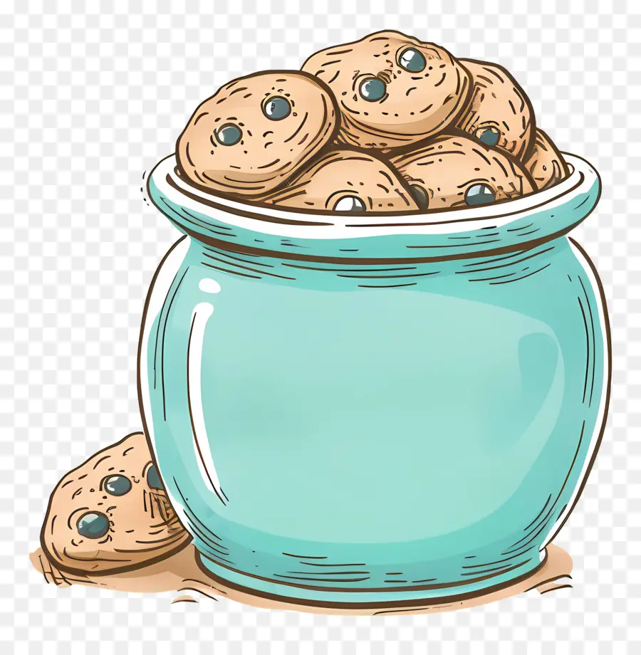 El Tarro De Las Galletas，Galletas De Arándanos PNG